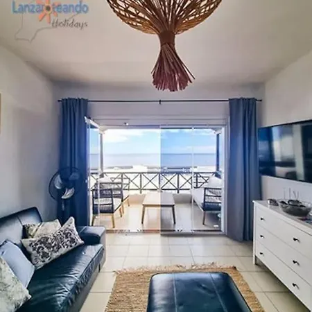The Blue Cris-tol Vv With Sea View شقة بويرتو ذيل كارمين